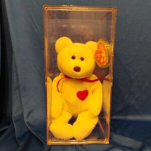 TY Beanie Buddy - VALENTINO the White Bear (14 inch)